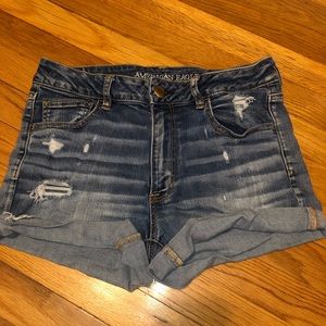 American Eagle Hi Rise Shortie Shorts Size 12